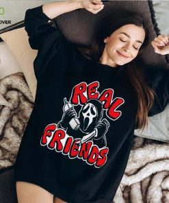 REAL FRIENDS PHONE AND KNIFE SHIRT