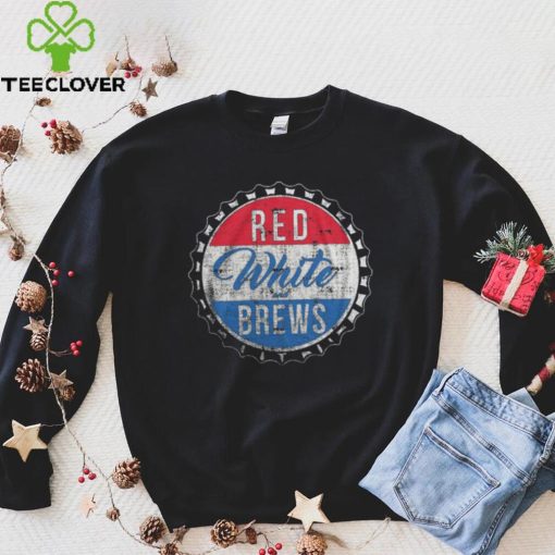 RED WHITE AND BREWS MEN’S TSHIRT