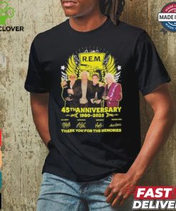 REM Out Of Time 45th Anniversary 1980 2025 Thank You For The Memories Signatures Shirt 3 REM Out Of Time 45th Anniversary 1980 2025 Thank You For The Memories Signatures Shirt