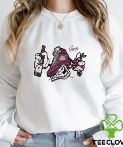 RETRO 5 BURGUNDY FLY KICKS SHIRT