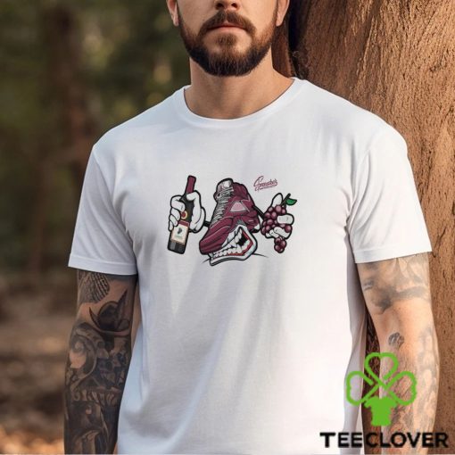 RETRO 5 BURGUNDY FLY KICKS SHIRT