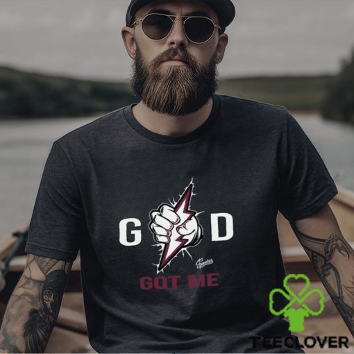 RETRO 5 BURGUNDY GOD GOT ME SHIRT