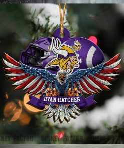 Minnesota Vikings Decorations, Eagles Christmas Ornaments