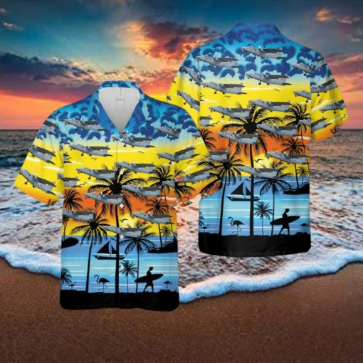 Britten Norman Defender Hawaiian Shirt