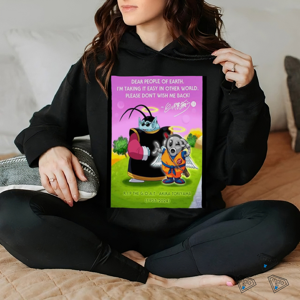 RIP Akira Toriyama 1955 2024 Dragon Ball King Kai Wall shirt RIP Akira Toriyama 1955 2024 Dragon Ball King Kai Wall shirt