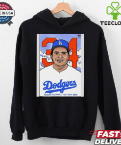 RIP Fernando Valenzuela LA Dodgers 1960 2024 QEPD Cartoon t shirt 2 RIP Fernando Valenzuela LA Dodgers 1960 2024 QEPD Cartoon t shirt