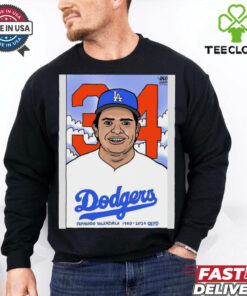 RIP Fernando Valenzuela LA Dodgers 1960 2024 QEPD Cartoon t shirt 3 RIP Fernando Valenzuela LA Dodgers 1960 2024 QEPD Cartoon t shirt