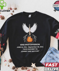 RIP Kris Kristofferson Memorial Tribute Shirt