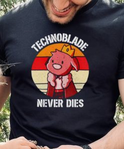 RIP Technoblade Pig Shirt Technoblade Never Dies Memorial Shirt