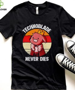 RIP Technoblade Pig Shirt Technoblade Never Dies Memorial Shirt