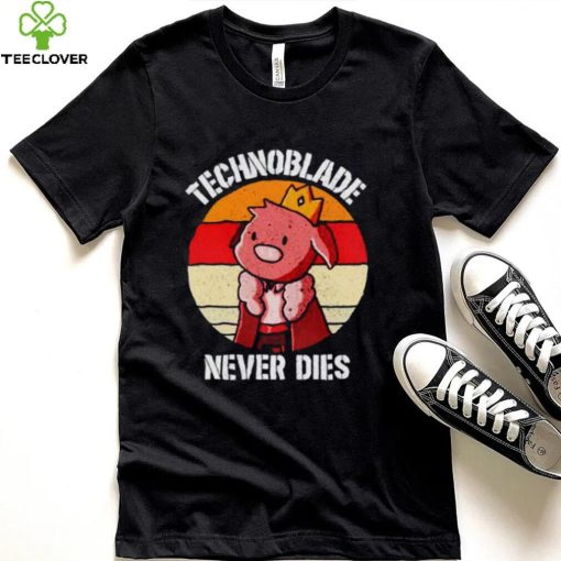 RIP Technoblade Pig Shirt Technoblade Never Dies Memorial Shirt