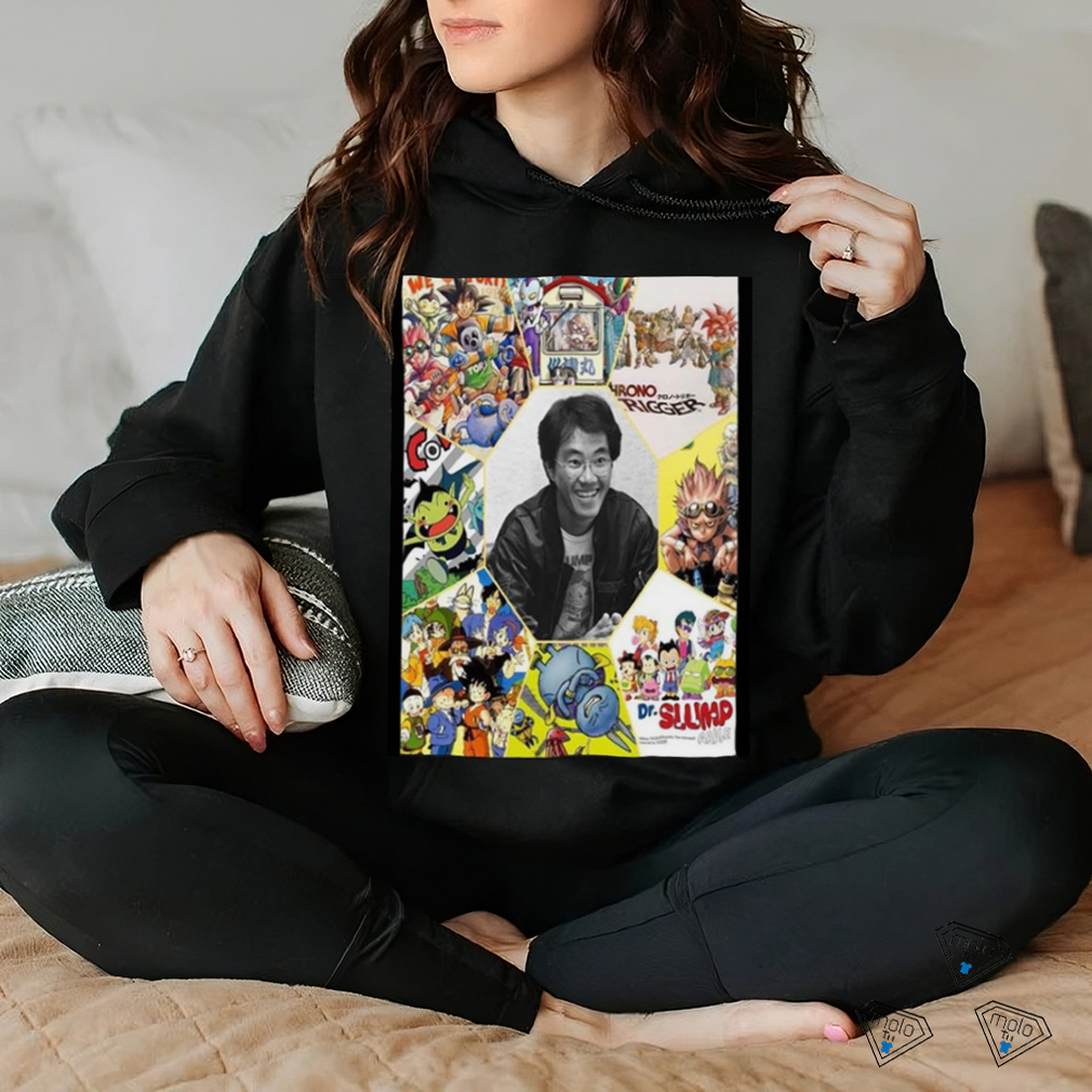 RIP To Akira Toriyama Cowa Sand Land Neko Majin Chrono Trigger Dr Slump Home Decor Poster shirt RIP To Akira Toriyama Cowa Sand Land Neko Majin Chrono Trigger Dr Slump Home Decor Poster shirt