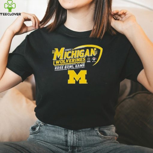 Official Michigan Wolverines Rose Bowl College Football Playoff 2024 Shirt