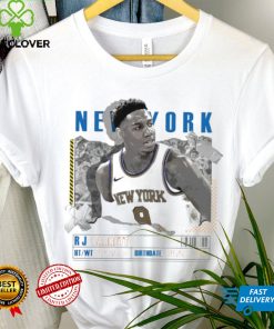 RJ Barrett number 9 New York Knicks basketball player paper poster shirt