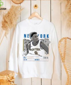 RJ Barrett number 9 New York Knicks basketball player paper poster hoodie, sweater, longsleeve, shirt v-neck, t-shirt