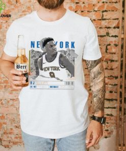 RJ Barrett number 9 New York Knicks basketball player paper poster hoodie, sweater, longsleeve, shirt v-neck, t-shirt