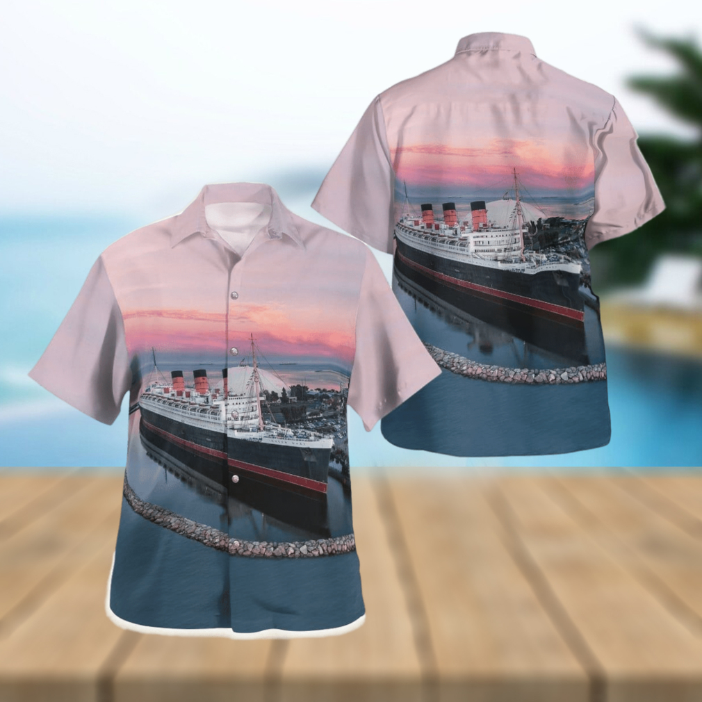 RMS Queen Mary Hawaiian Shirt RMS Queen Mary Hawaiian Shirt