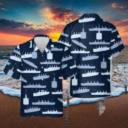 RMS Titanic Silhouette Aloha Short Sleeve 3D Printed Hawaiian Shirt For Men And Women