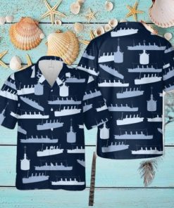 RMS Titanic Silhouette Aloha Short Sleeve 3D Printed Hawaiian Shirt For Men And Women