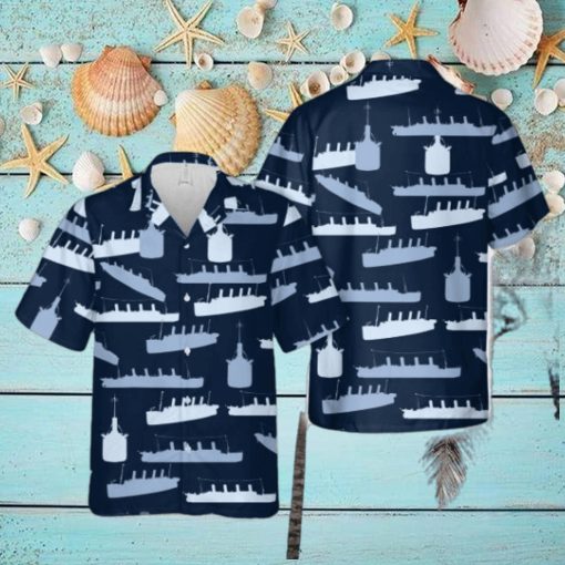 RMS Titanic Silhouette Aloha Short Sleeve 3D Printed Hawaiian Shirt For Men And Women