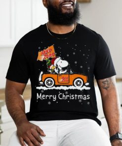 ROUND NECK T SHIRT UNISEX AUTOZONE SNOOPY CHRISTMAS