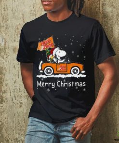 ROUND NECK T SHIRT UNISEX AUTOZONE SNOOPY CHRISTMAS