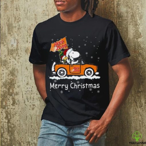 ROUND NECK T SHIRT UNISEX   AUTOZONE SNOOPY CHRISTMAS