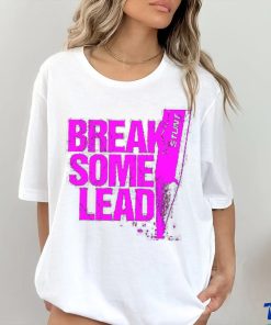 Break Some Lead Fuchsia logo shirt