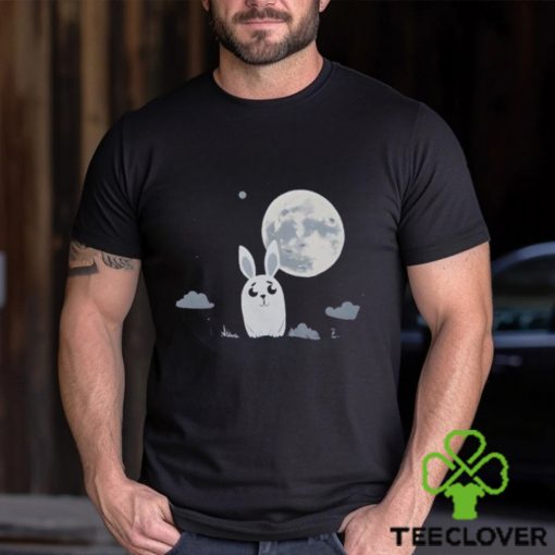 Rabbit Beside The Moon Classic T Shirt