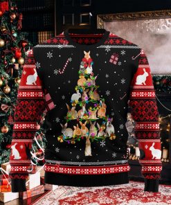 Rabbit Pine Christmas Tree All Over Print Ugly Christmas Sweater