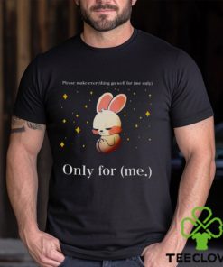 Rabbit please make everything go well for me only only for me hoodie, sweater, longsleeve, shirt v-neck, t-shirt