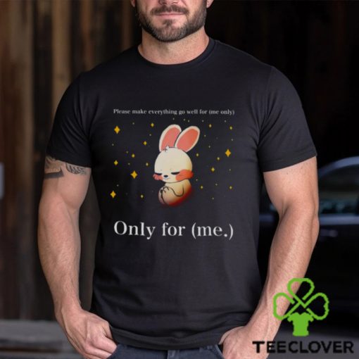 Rabbit please make everything go well for me only only for me hoodie, sweater, longsleeve, shirt v-neck, t-shirt