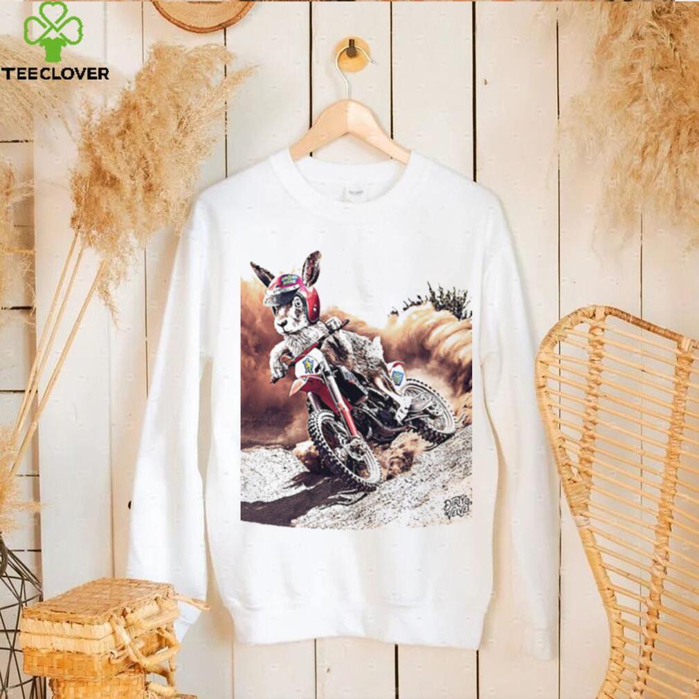 Rabbit riding motorcycle Cross Hare shirt Rabbit riding motorcycle Cross Hare shirt