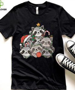 Raccoon Christmas Tree Funny Animal Christmas Unisex Shirt