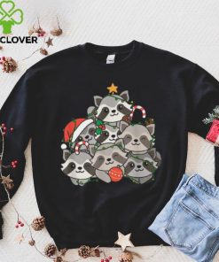 Raccoon Christmas Tree Funny Animal Christmas Unisex Shirt