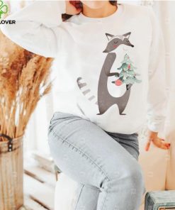 Raccoon With Christmas Tree hoodie, sweater, longsleeve, shirt v-neck, t-shirt