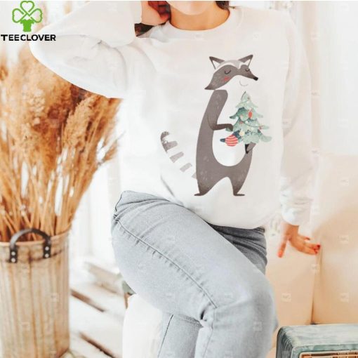 Raccoon With Christmas Tree hoodie, sweater, longsleeve, shirt v-neck, t-shirt