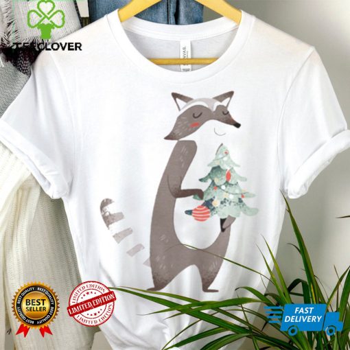 Raccoon With Christmas Tree hoodie, sweater, longsleeve, shirt v-neck, t-shirt