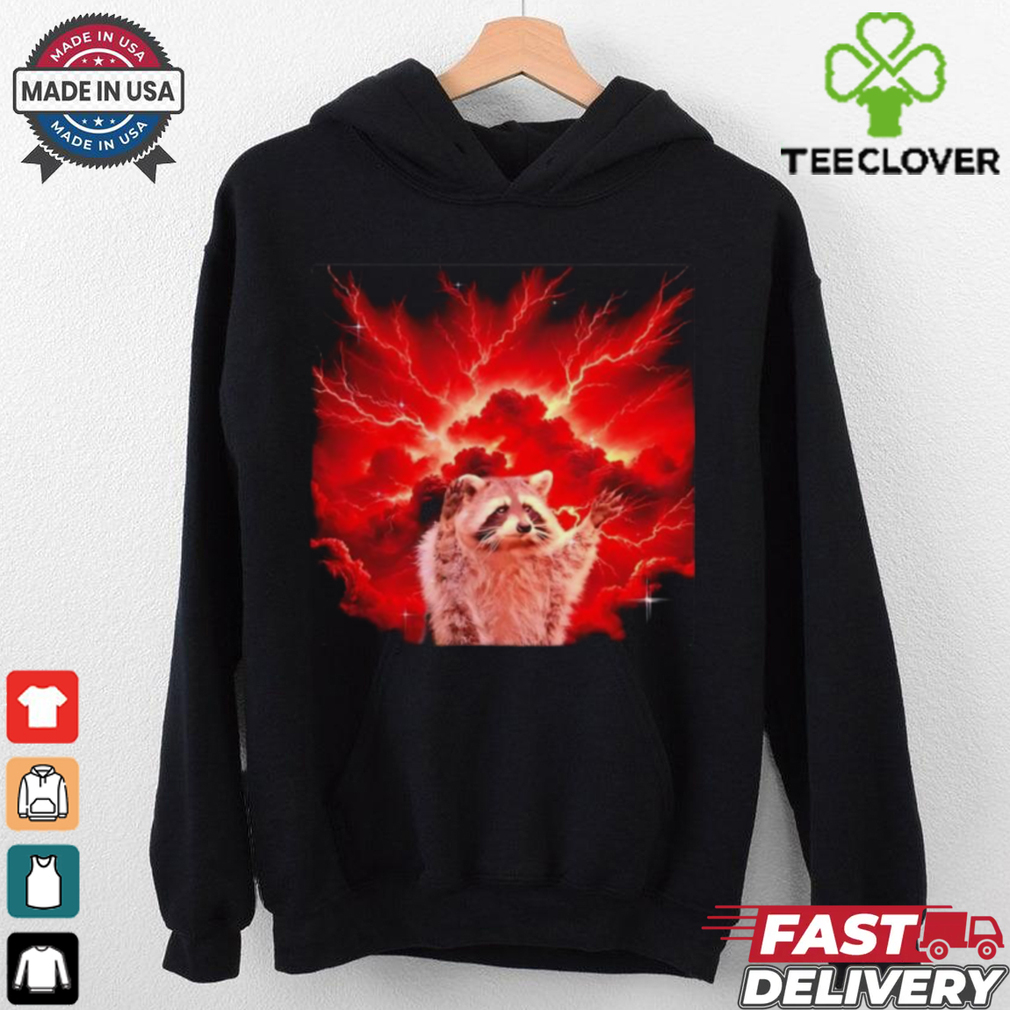 Raccoon storm lightning shirt Raccoon storm lightning shirt