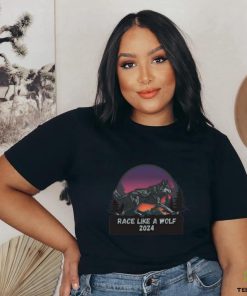 Race like a wolf 2024 shirt