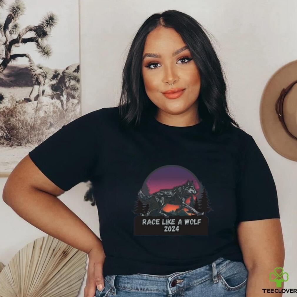 Race like a wolf 2024 shirt Race like a wolf 2024 shirt