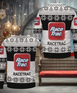 RaceTrac Ugly Christmas Sweater, Xmas Gift Ideas For Fans Uniform