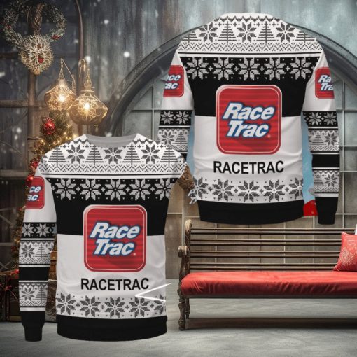 RaceTrac Ugly Christmas Sweater, Xmas Gift Ideas For Fans Uniform