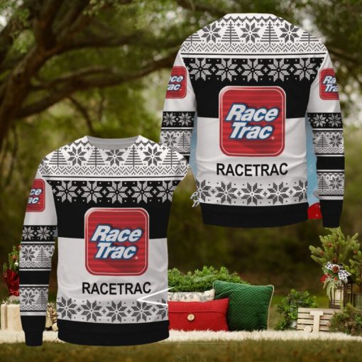 RaceTrac Ugly Christmas Sweater, Xmas Gift Ideas For Fans Uniform