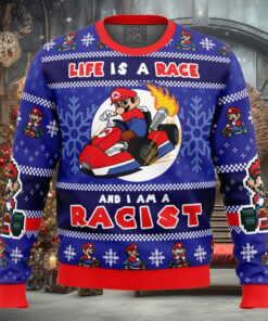 Racer Meme Mario Kart Super Mario Bros. Ugly Christmas Sweater