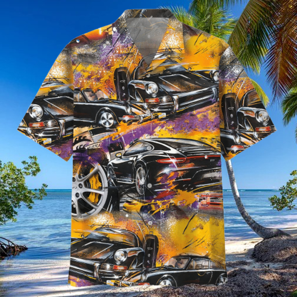 Racing Car Hawaiian Shirt Racing Car Hawaiian Shirt