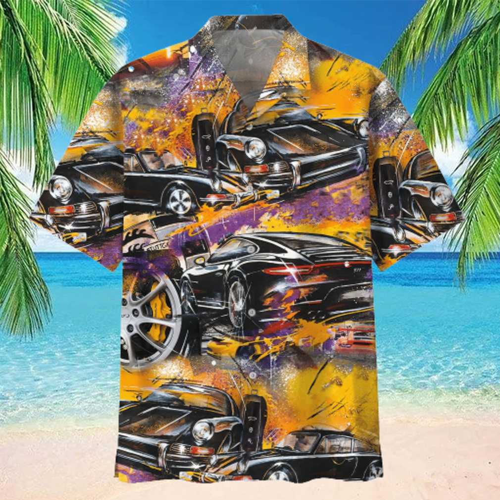 Racing Car Hawaiian Shirt Racing Car Hawaiian Shirt