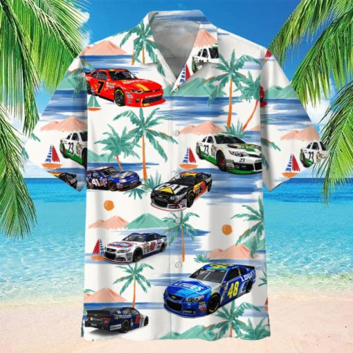 Racing Car Hawaiian Shirts