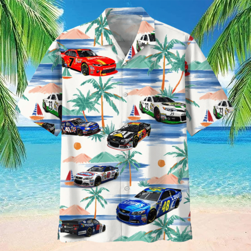 Racing Car Hawaiian Shirts Racing Car Hawaiian Shirts