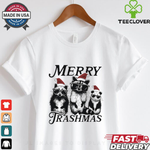 Racoon Merry Trashmas Christmas shirt